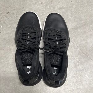 Under Armour Black Athletic Shoes with Rubber Sole
